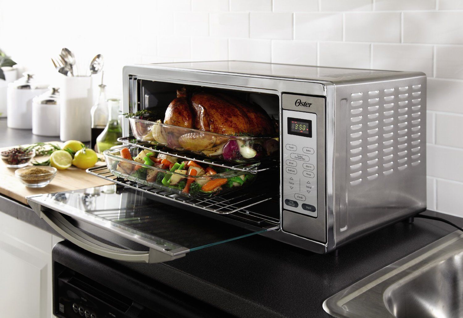 Cooking on Countertop Convection Ovens