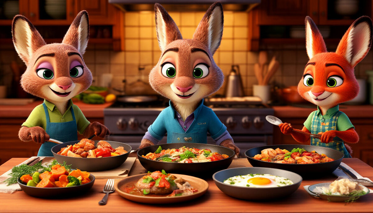 Cooking Favorite Dishes Inspired by Zootopia 2 Characters